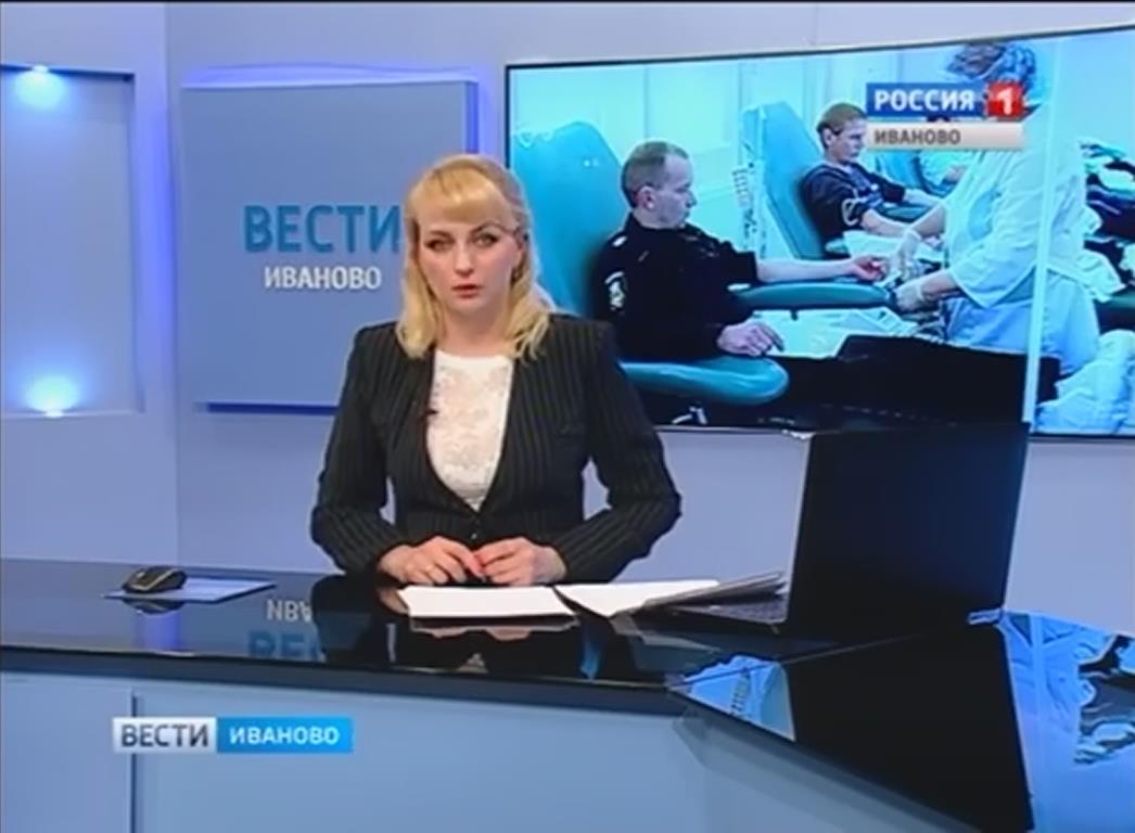 На Ивановской станции переливания крови прошла донорская акция с участием гвардейцев.