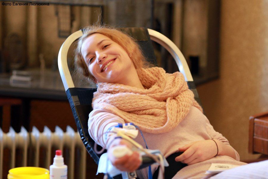 В Российском академическом Молодежном театре прошел День донора