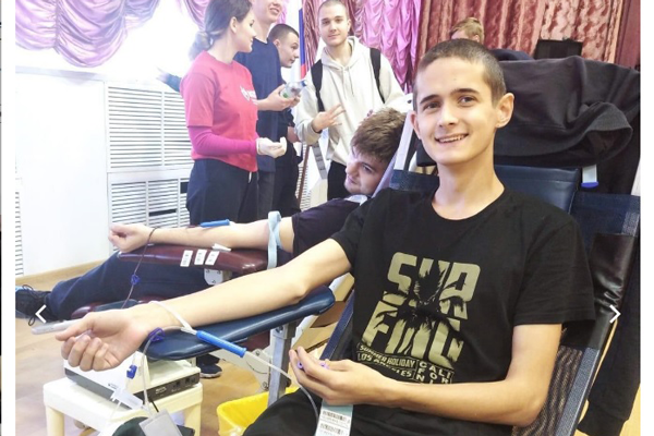 Более четырехсот студентов томских профессионально-технических учебных заведений стали донорами