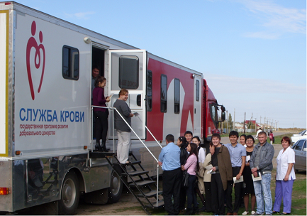 В Калмыкии в ходе акции "Авто-МотоДонор" было заготовлено свыше 260 литров крови