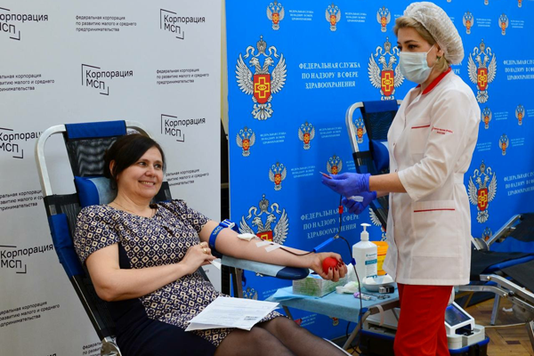 Донорская акция в Росздравнадзоре прошла в преддверии Национального дня донора