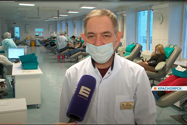 Несколько десятков красноярцев в первые дни января стали донорами крови