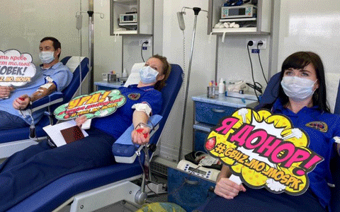 Операторы подмосковной Службы спасения поучаствовали в акции «День донора»