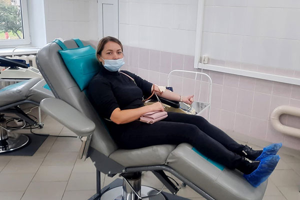 Сотрудники предприятия «Луч» в Подольске сдали кровь в рамках проекта «Пульсация»
