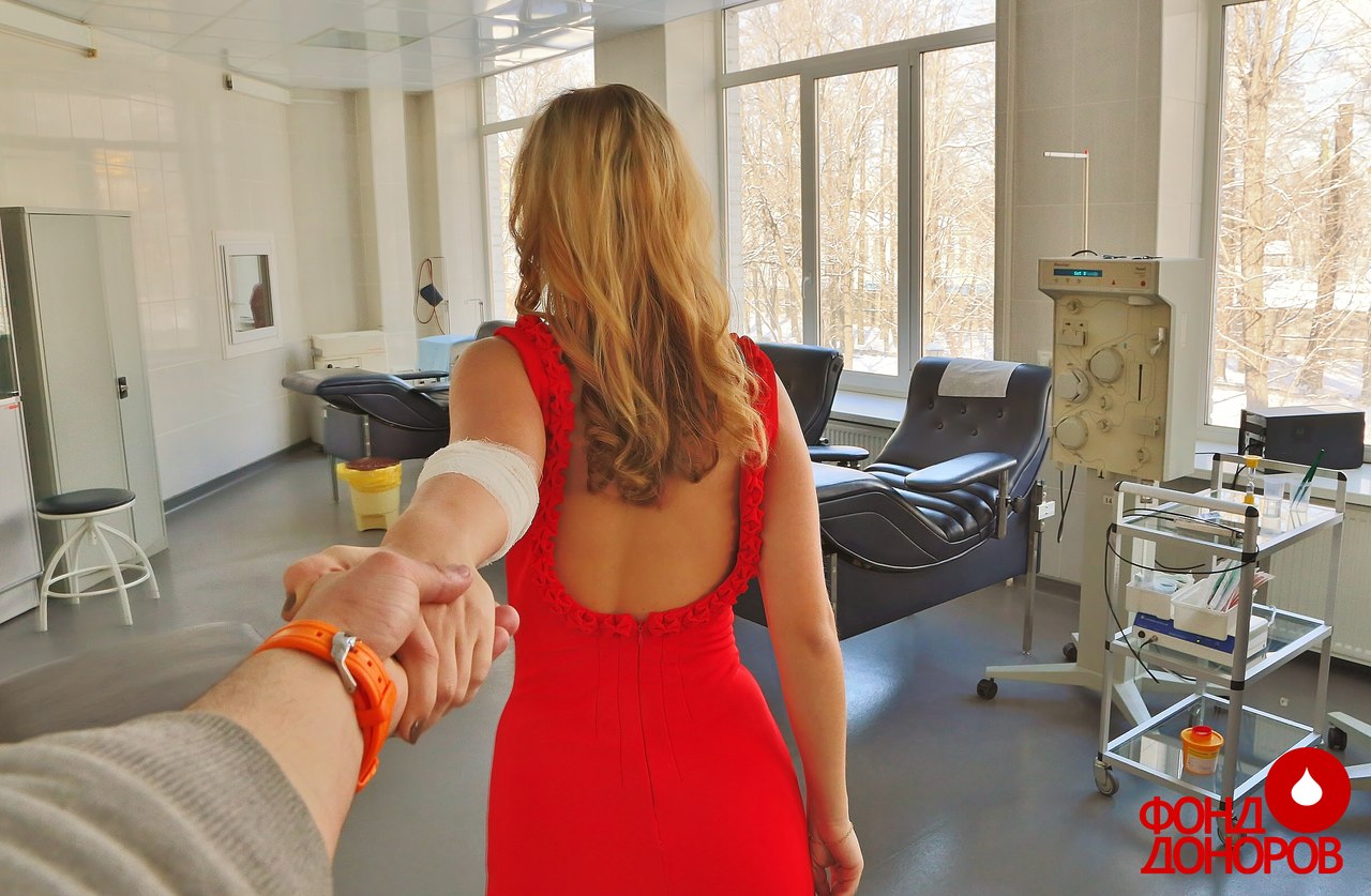 Петербургские влюбленные сдадут кровь