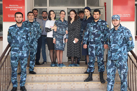 Сотрудники уголовно-исполнительной системы Республики Ингушетия в очередной раз приняли участие в донорской акции