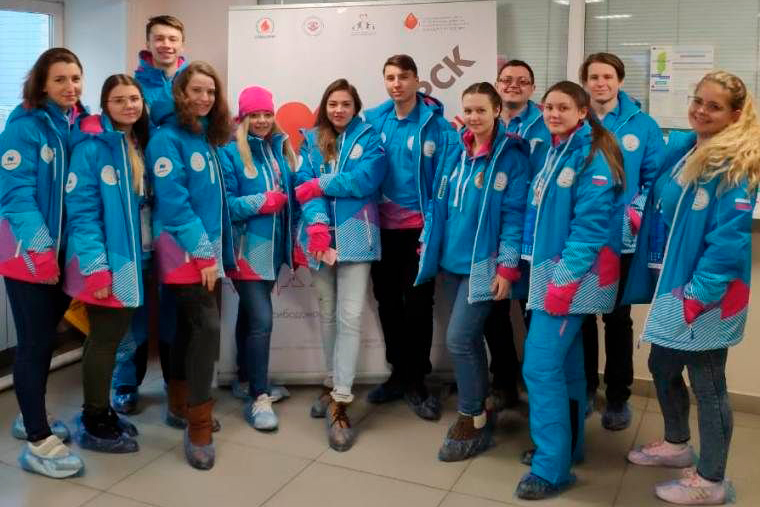 Волонтеры Всемирной зимней Универсиады-2019 стали донорами