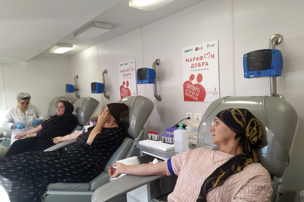 Почти 160 кайтагцев приняли участие в акции донорства в Дагестане