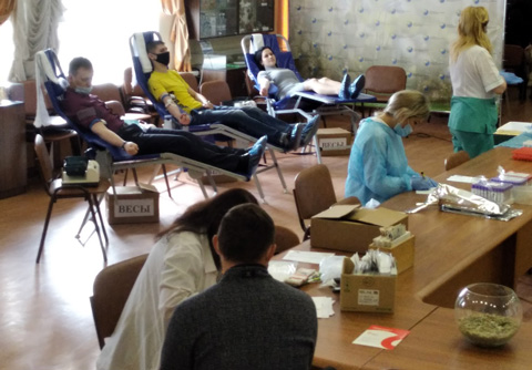 В Калуге состоялась выездная донорская акция