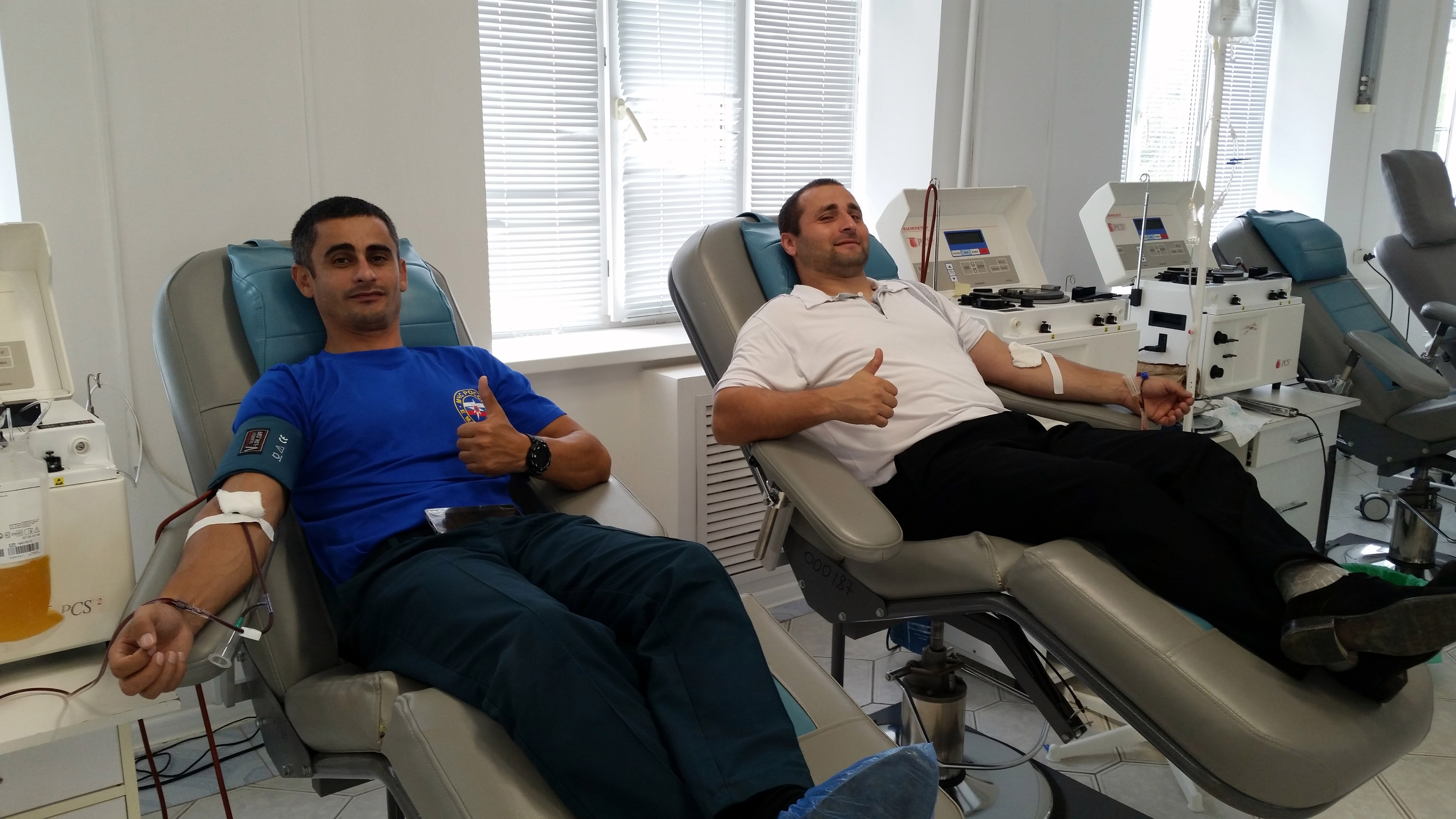 Пожарные Чеченской Республики запустили донорскую акцию 