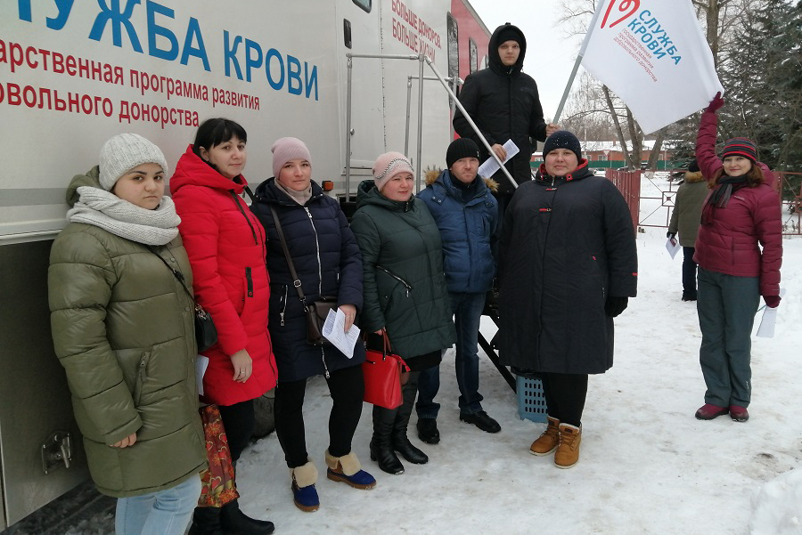 Мобильный пункт заготовки крови сделал остановку в Котовске