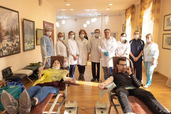 Донорская акция под звуки музыки