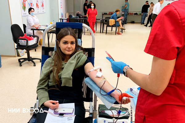 Работники НИИ «Восход» поддержали донорское движение