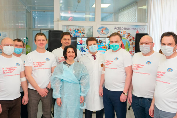 В Оренбурге проходит акция «Я – защитник Отечества, я – донор!»