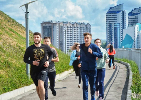 В Алтайском крае «Волонтеры-медики» провели донорскую пробежку