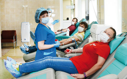 Работники Ангарской нефтехимической компании приняли участие во Всероссийском донорском марафоне