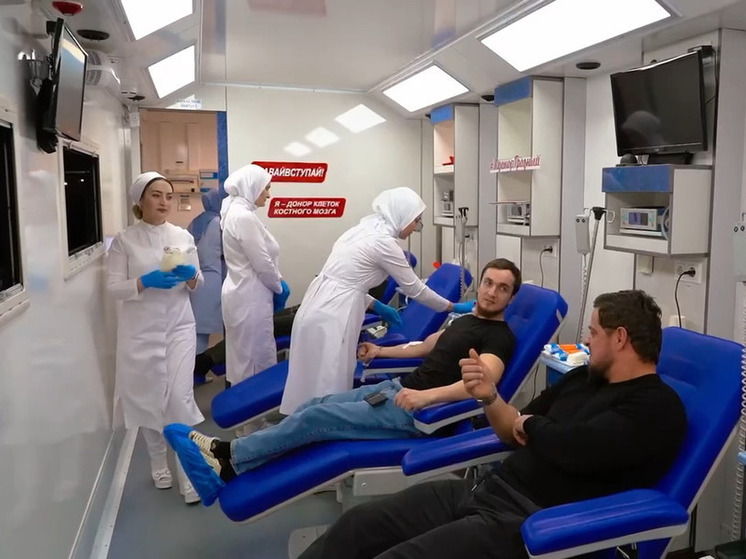 В Грозном в рамках донорской акции собрано 240 литров крови