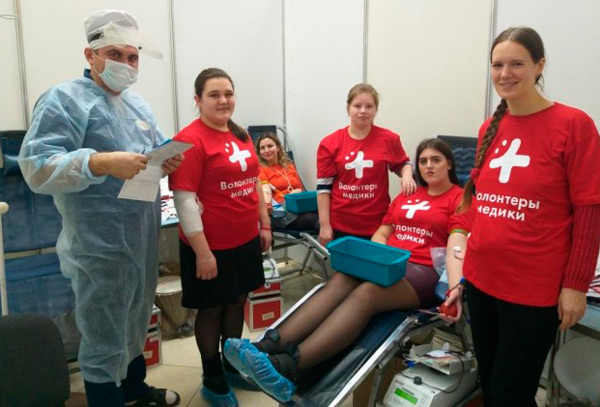 Красноярцы сдали кровь на донорской акции в рамках медицинского форума «ЕнисейМедика»