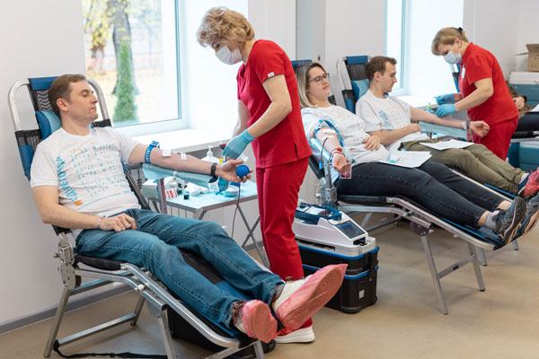 Московский нефтеперерабатывающий завод провел ежегодную благотворительную акцию «День донора»