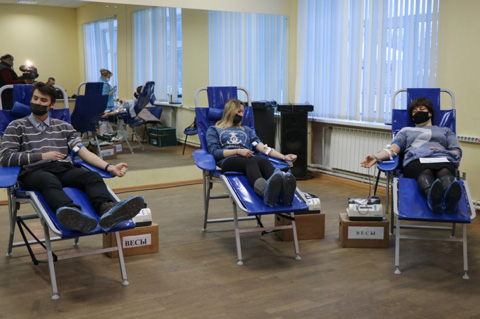 Калужская молодежь пополнила банк крови