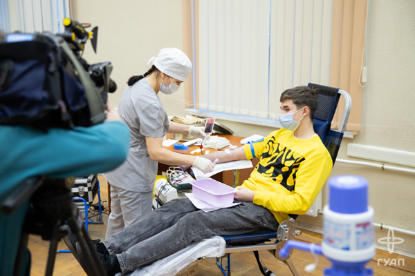 В Санкт-Петербургском университете аэрокосмического приборостроения провели День донора