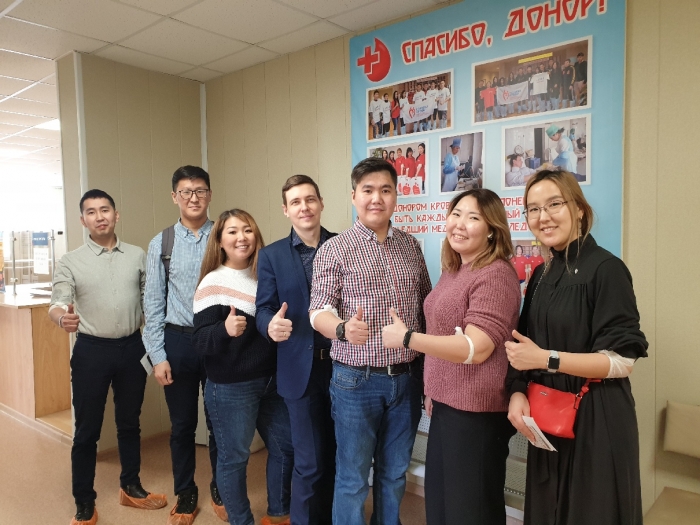 Молодые специалисты предприятия «Алмазы Анабара» стали донорами крови