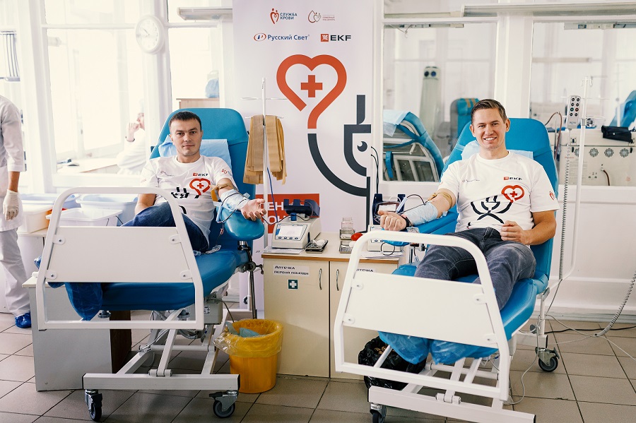 Совместный День донора компаний «Электрорешения» и «Русский Свет» 