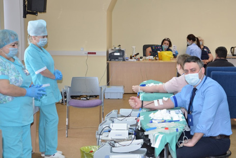 Без отрыва от работы: сотрудники калининградского «Водоканала» стали донорами