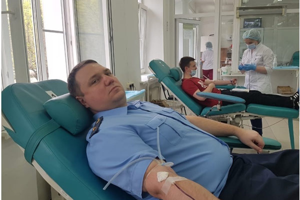 В Центре крови Кирова прошла донорская акция для сотрудников Службы судебных приставов области