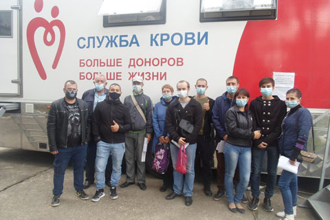 Работники крымского предприятия «Титановые Инвестиции» приняли участие в Дне донора