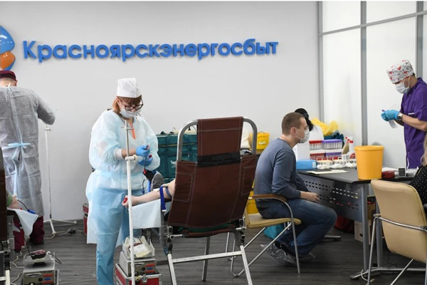 В «Красноярскэнергосбыте» начался донорский марафон «Энергия жизни»