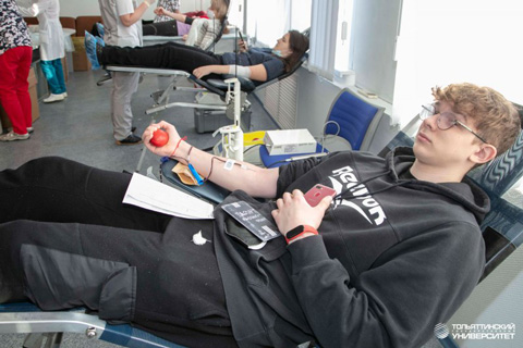 Донорская акция «Спасибо, донор!» прошла в Тольяттинском госуниверситете