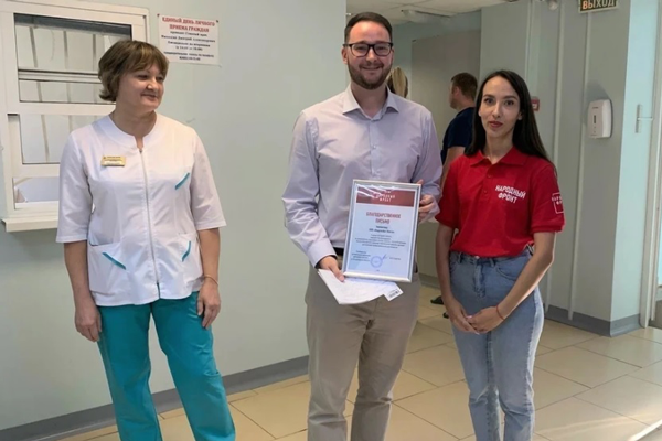 На Областной станции переливания крови во Владимире прошла акция ко Дню флага России