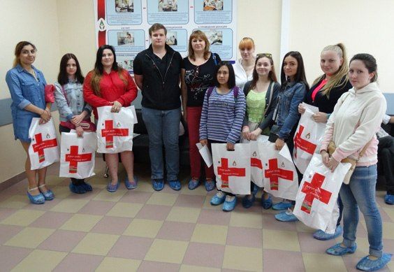 Студенты Медицинского училища № 24 присоединились к празднованию Всемирного дня донора крови