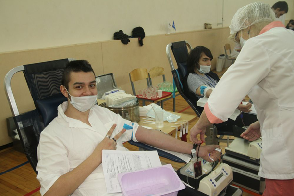 День донора прошел в Академии машиностроения в Петербурге