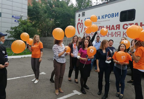 В Красноярске сотрудники Азиатско-Тихоокеанского банка создали донорское движение «АТБ дарит надежду»
