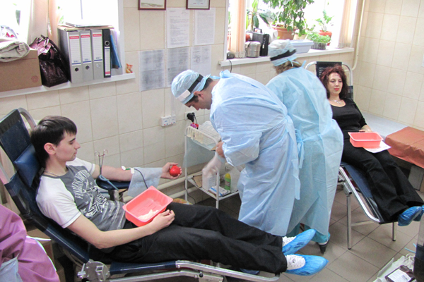 Работники Красноярского коммунального комплекса стали донорами