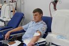В Кстове полицейские стали донорами