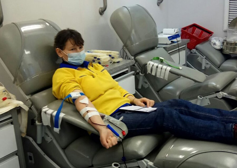 Донорская акция прошла в Советске Калининградской области