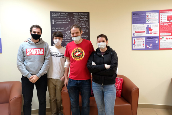 Спартаковцы сдали кровь для института им. Склифосовского