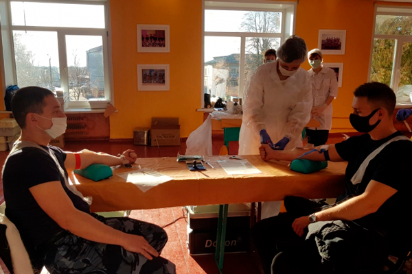 Сотрудники исправительной колонии в Курской области стали донорами крови