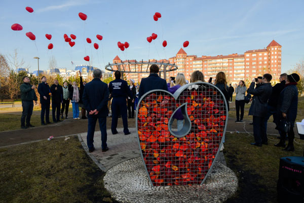 В Красноярске открыли площадь Почетных доноров в честь 85-летия Службы крови Красноярского края