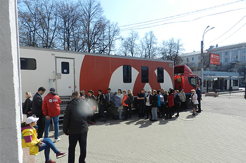 Железнодорожники Воронежа провели донорскую акцию