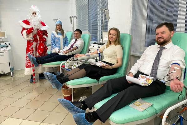 #МолодежьМордовии приняла участие в благотворительной донорской акции по сдаче крови