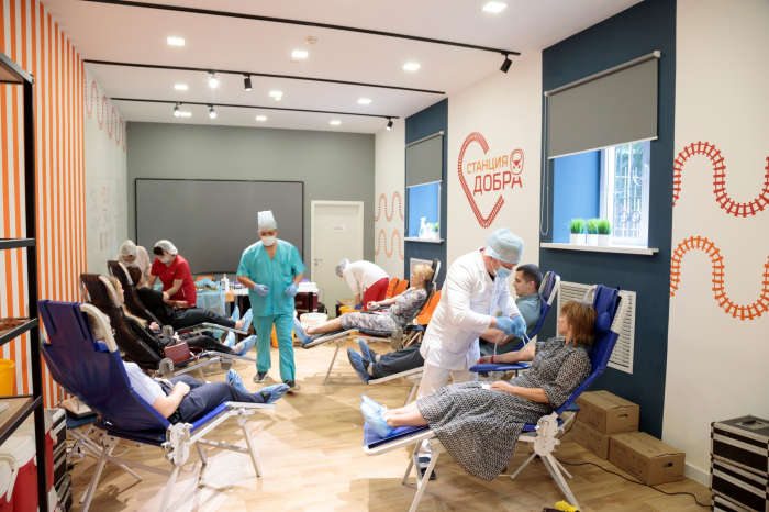 Самарские железнодорожники провели корпоративную акцию «Донорский экспресс»