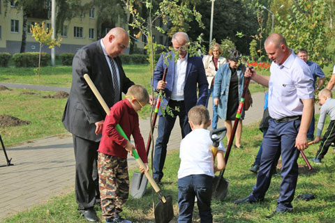 В Курской области открыли Аллею доноров