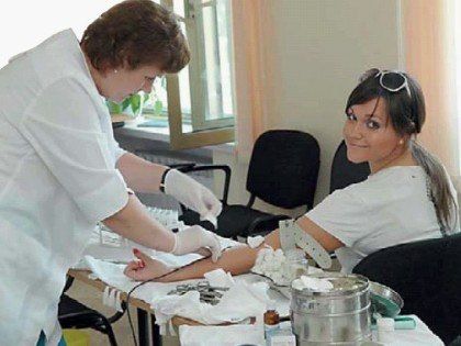 Сдавать кровь даже в жару