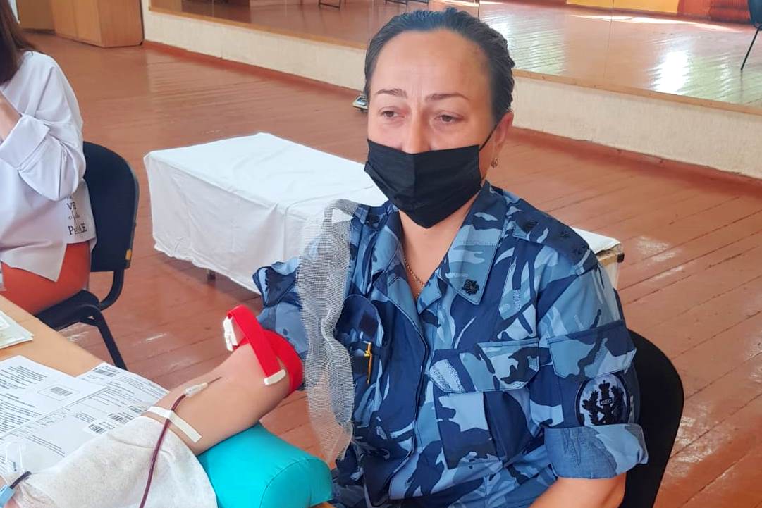 Сотрудники женской колонии в Курской области приняли участие в акции «Я донор»