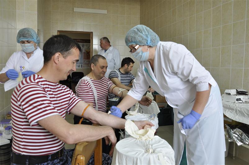 Сотрудники Управления Росгвардии по Удмуртской Республике приняли участие в акции «День донора»