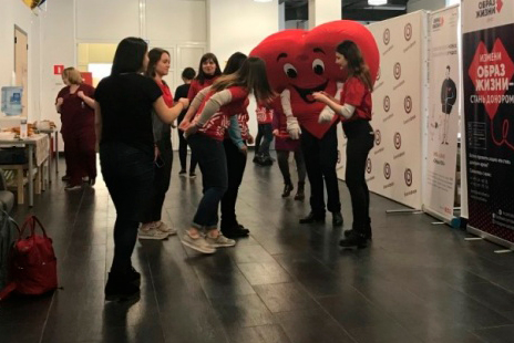 Семейный День донора прошел в московском центре «Благосфера»